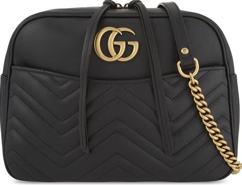 quilted chain totes gucci|Gucci GG Quilted Leather Chain Shoulder Bag on SALE .